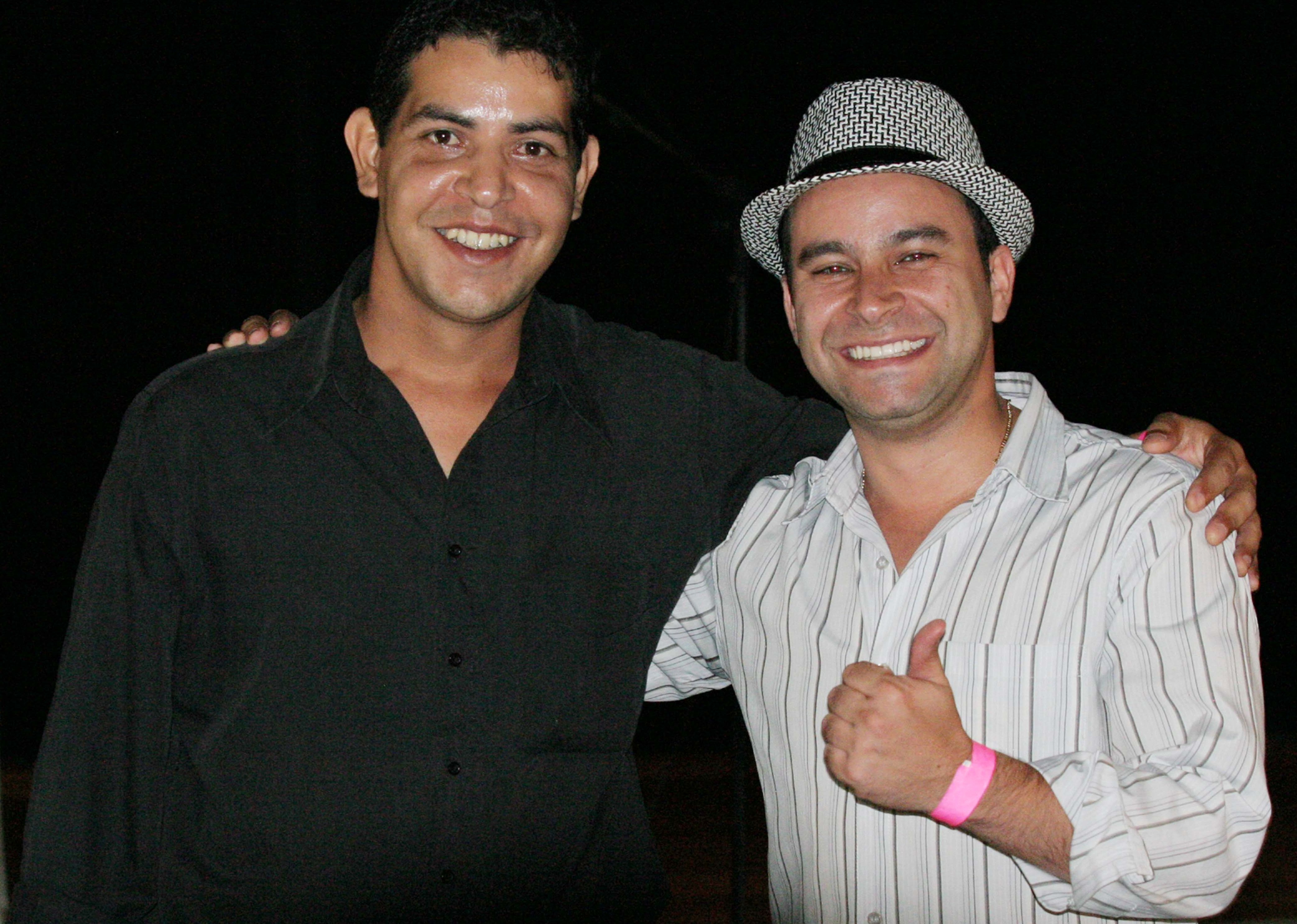Adriano Carollo (esq.) e Tiago Trombini