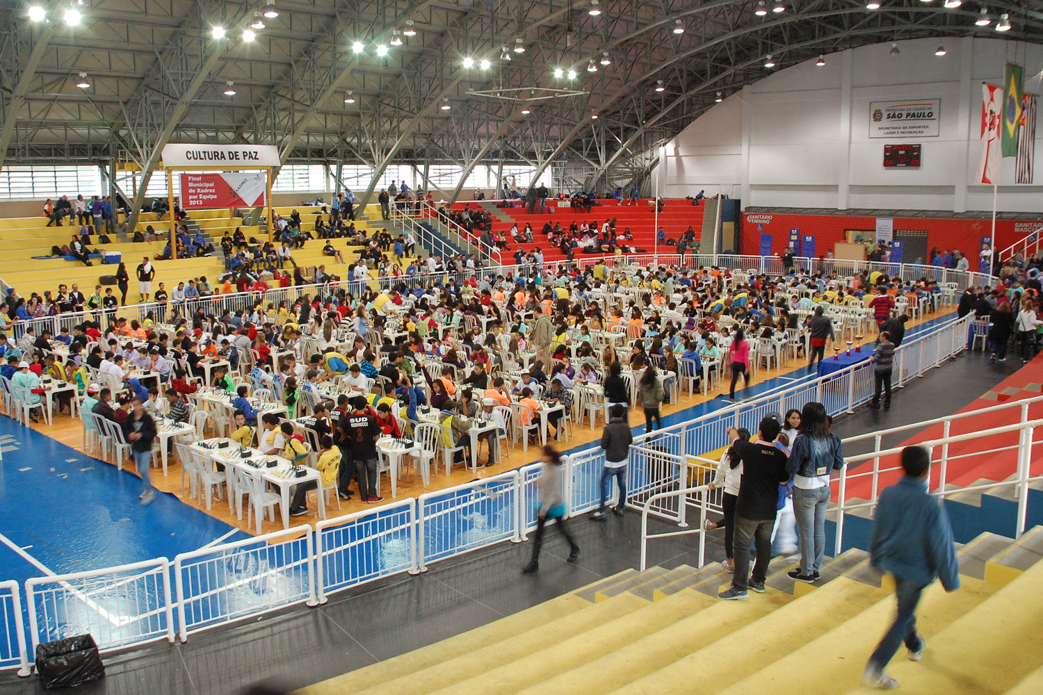 Ginásio do Pacaembu recebe Final do Campeonato Municipal de Xadrez, Secretaria Municipal de Esportes e Lazer