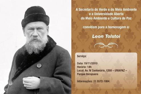 homenagem a Leon Tolstoi