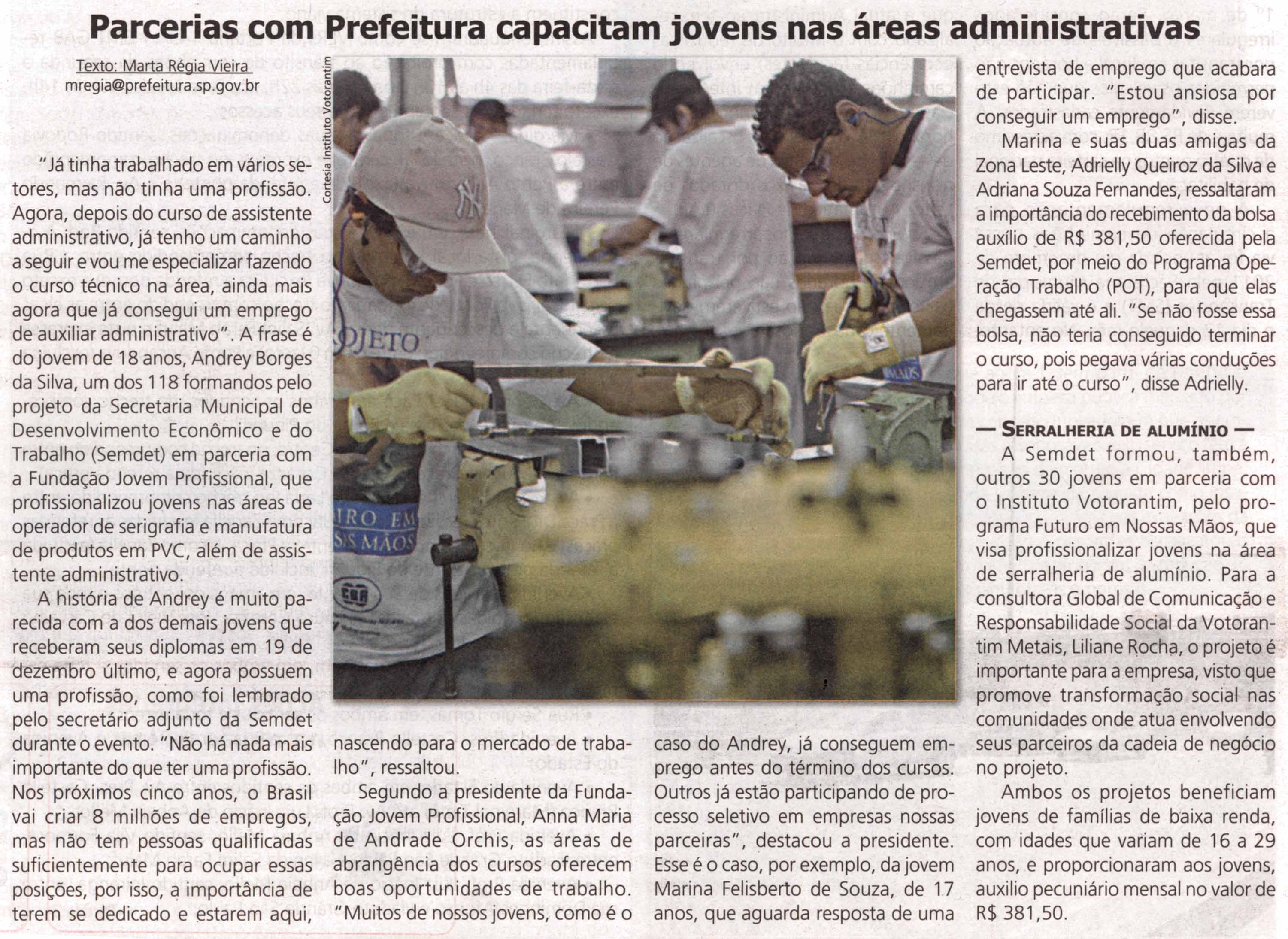 Clipping Do Dia De Janeiro Secretaria Municipal De Subprefeituras