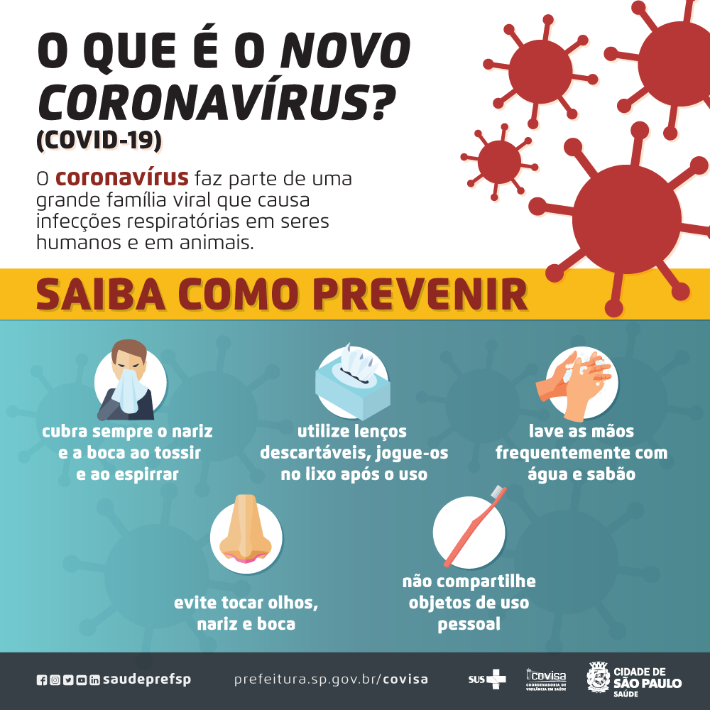 Dicas de prevenção contra o novo coronavírus, Vida Saudável