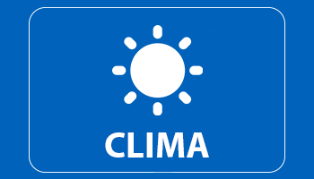 Icone de sol com "Clima" escrito em baixo
