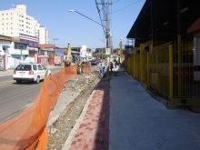 Reforma de calçadas na Rua Benjamim Pereira no bairro do Jaçanã