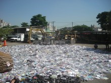 Ação de destruição de cds e dvds ocorreu na última quinta-feira, no pátio da subprefeitura Vila Prudente/ Sapopemba