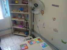 Espaço lúdico para crianças no CREAS Vila Prudente