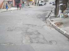 Rua Paolo Pórpora: asfalto novo em toda a sua extensão