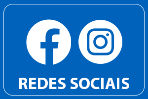 Logotipo das Redes Facebook e Instagram. Escrita abaixo centralizada: REDES SOCIAIS - SUBPREEITURA VILA MARIA / VILA GUILHERME