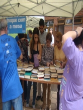 Feira de Troca de Livros no Parque Ecológico de Vila Prudente no útimo dia 24.