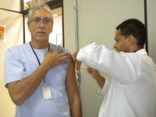 Gripe A: funcionários da Subprefeitura M'Boi Mirim imunizados contra o vírus