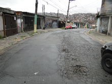 A Rua Virajuba na Brasilândia foi contemplada nesta nova fase do recapeamento na cidade de São Paulo