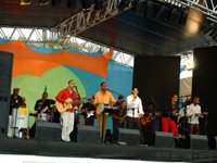 Shows de samba animaram a tarde de sábado no parque