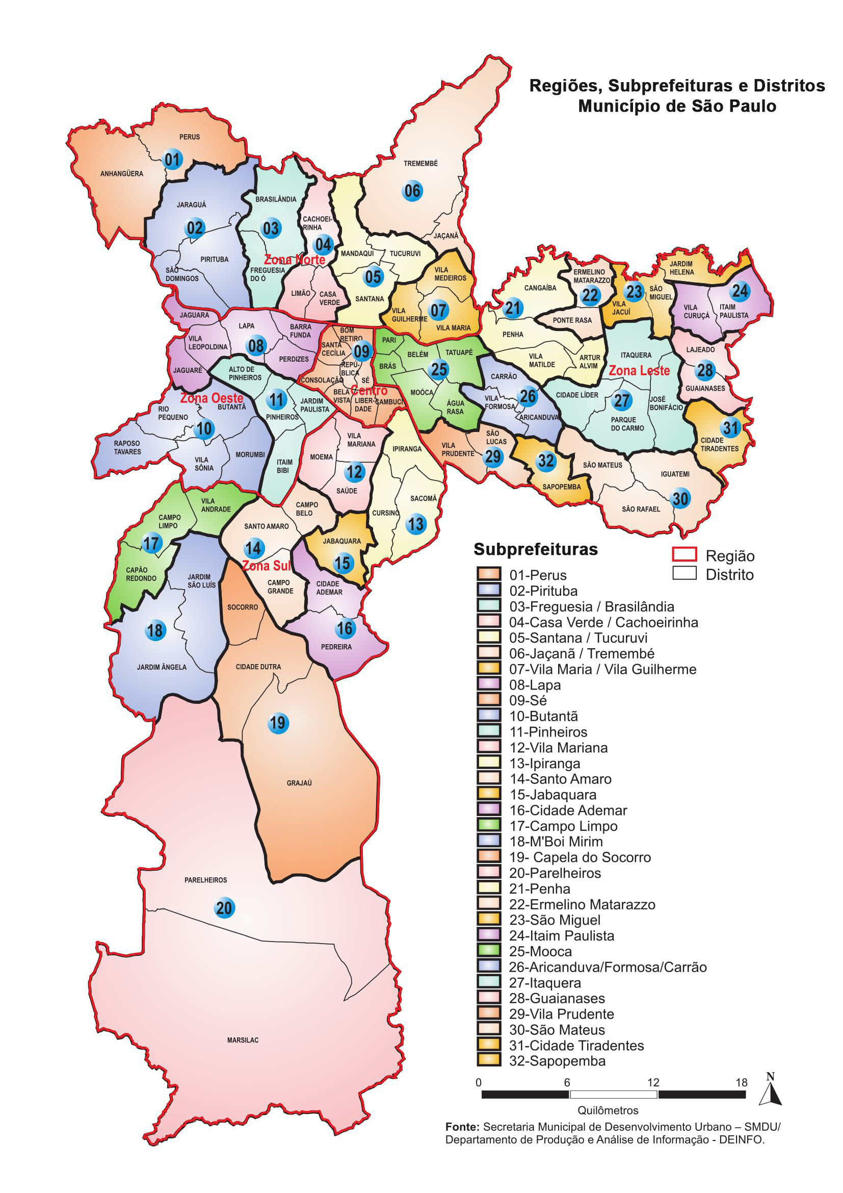 Mapa Da Cidade Secretaria Municipal De Subprefeituras Prefeitura Da Cidade De São Paulo