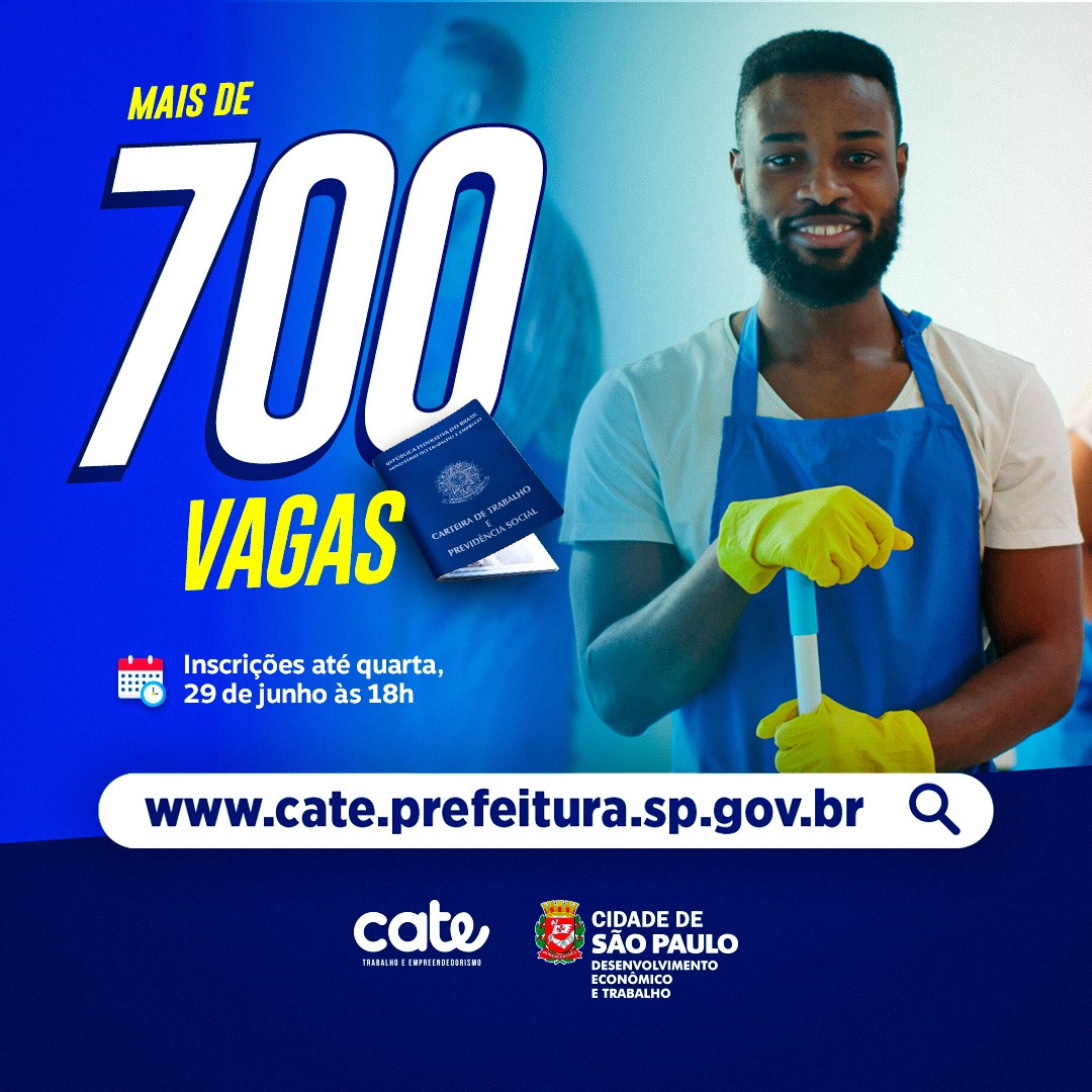 CATe, na Capital, tem cerca de 600 vagas de emprego abertas