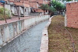 Obras de combate às enchentes avançam no Itaim Paulista