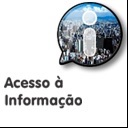 Um balão com a cidade de São Paulo, ao fundo, com a letra I, sobreposta à imagem, Do lado esquerdo os dizeres Acesso à Informação"