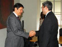 Prefeito Fernando Haddad e Embaixador Elnur Sultanov