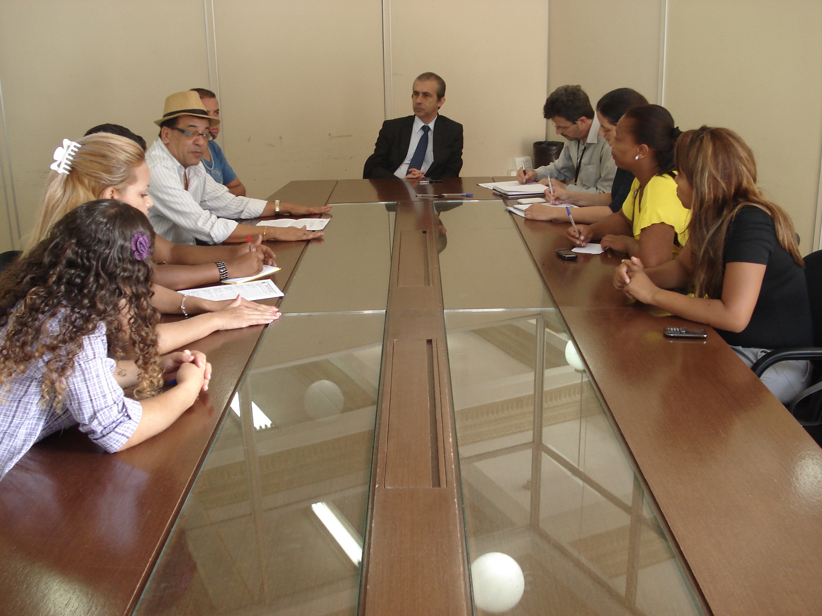Reunião com os representantes da comunidade Brasilândia