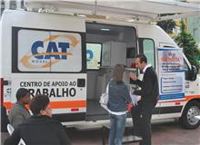 O CAT Móvel oferece os mesmos serviços das unidades fixas do CAT