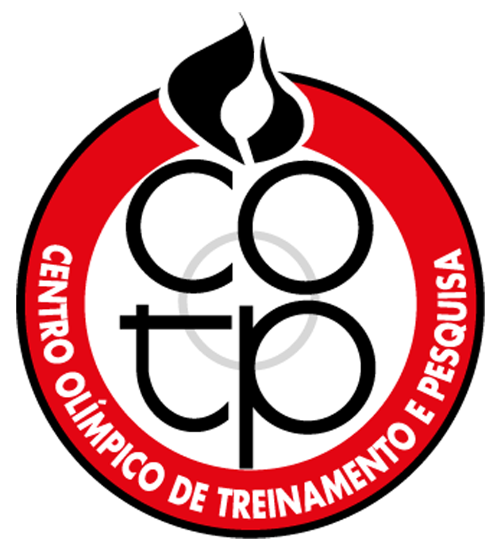 Na imagem, está o logo do Centro Olímpico de Treinamento e Pesquisa (COTP).