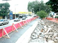 Obras de reestruturação da avenida Vereador José Diniz