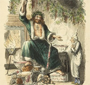 Ilustração de John Leech para Um Conto de Natal de Charles Dickens