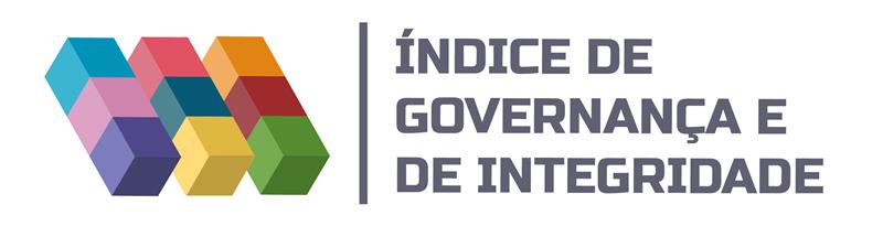 Logo colorido com cubos e texto: Índice de Governança e de Integridade.