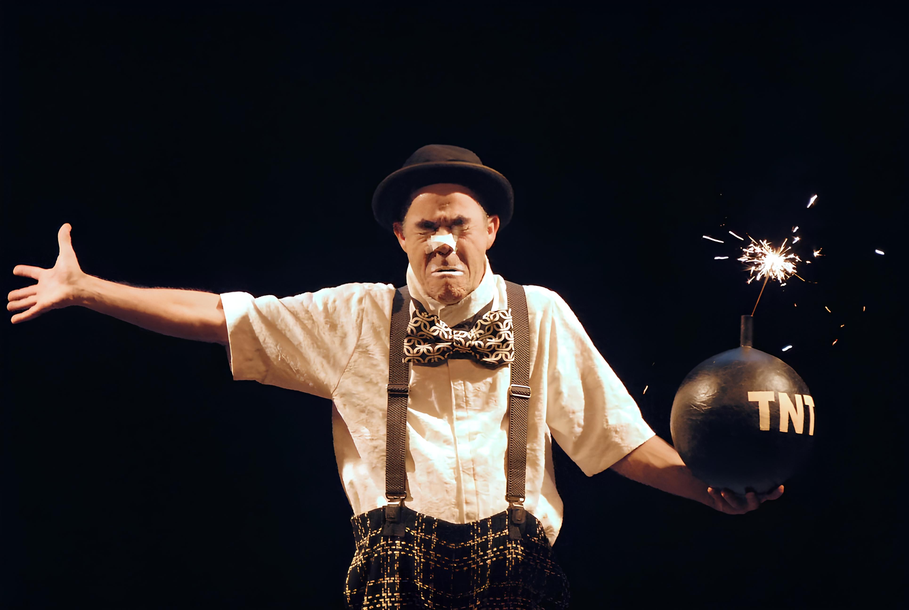 A Noite dos Palhaços Mudos em cartaz no Teatro Cacilda Becker. Foto: divulgação.