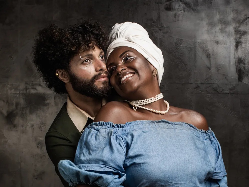 Espetáculo “Bertoleza”, no Teatro Alfredo Mesquita. Foto: José de Holanda/Divulgação