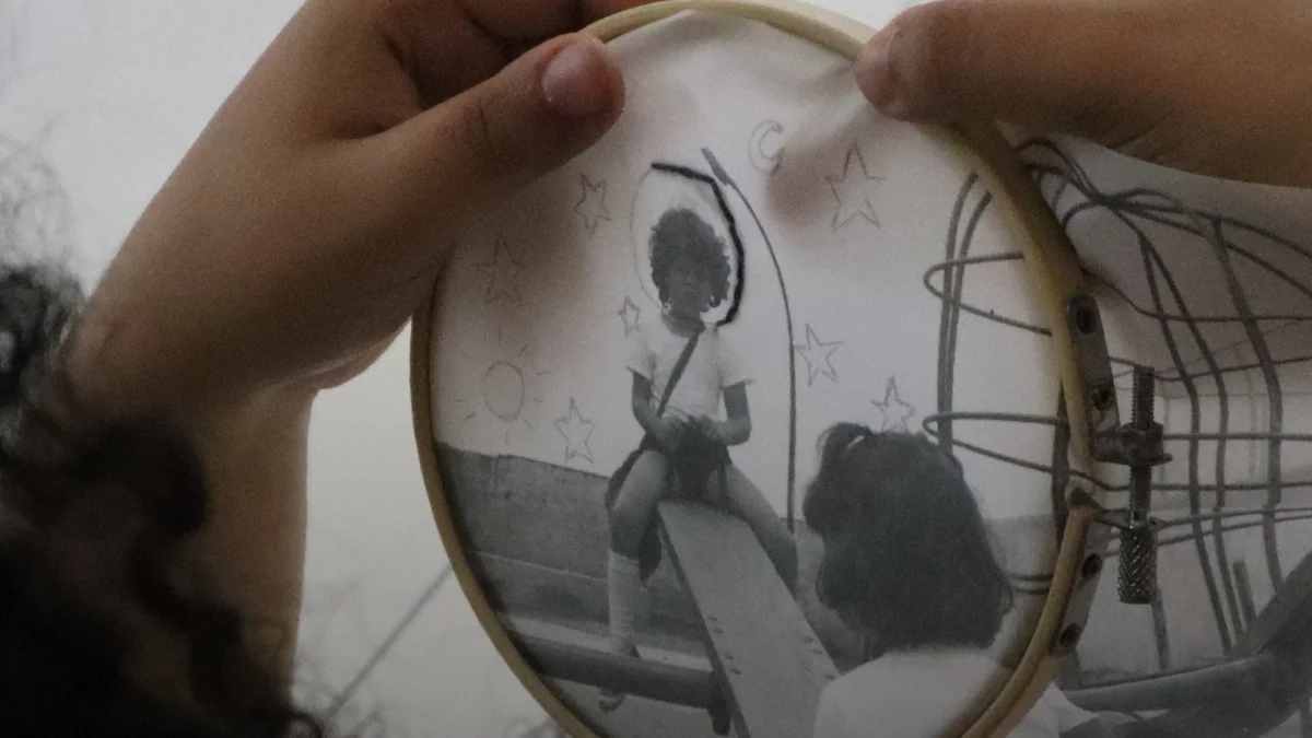 Bordado em fotografia