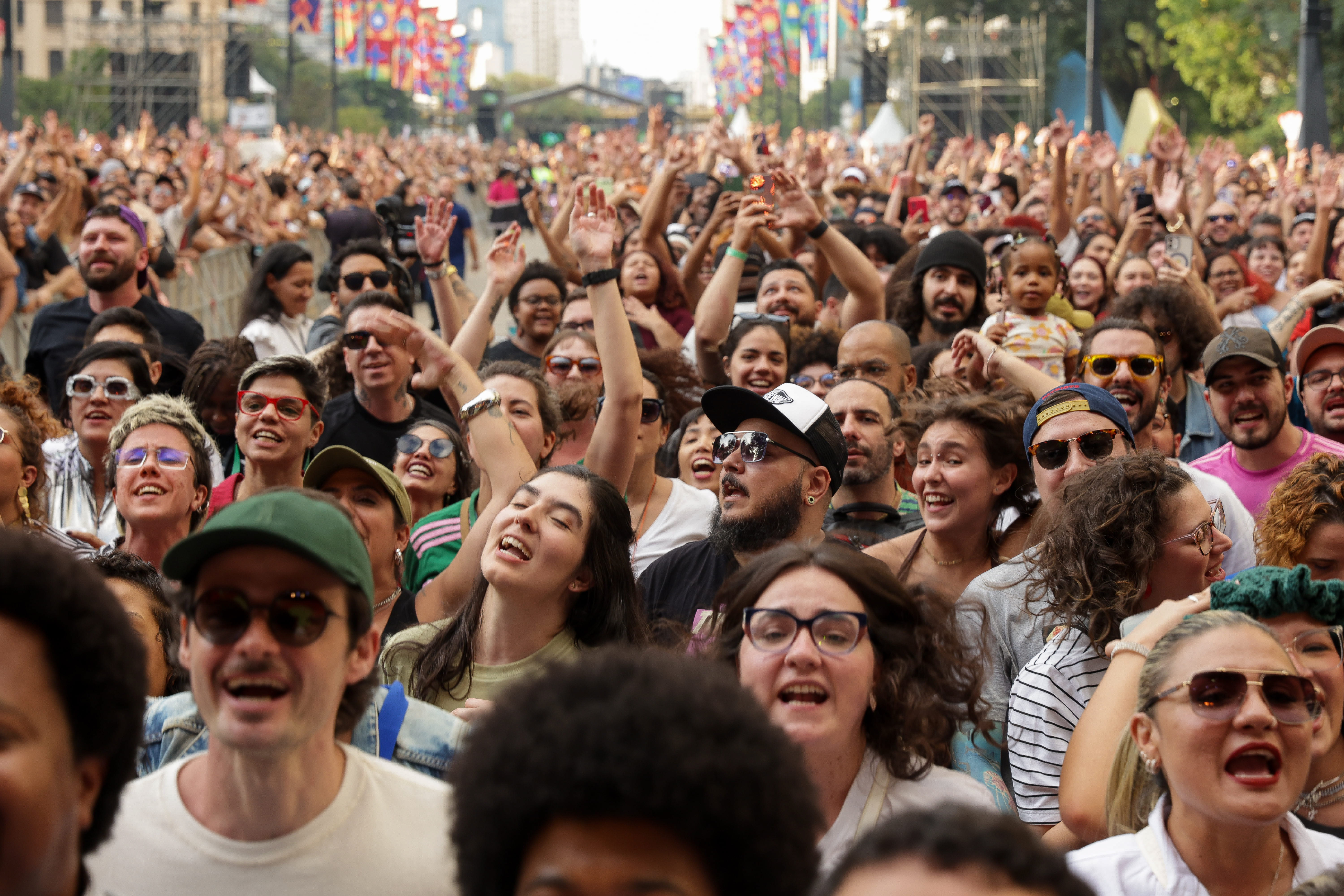 Em 2025, o Vale Anhangabaú recebeu 120 mil pessoas para ver o show da Liniker (Foto/Divulgação)