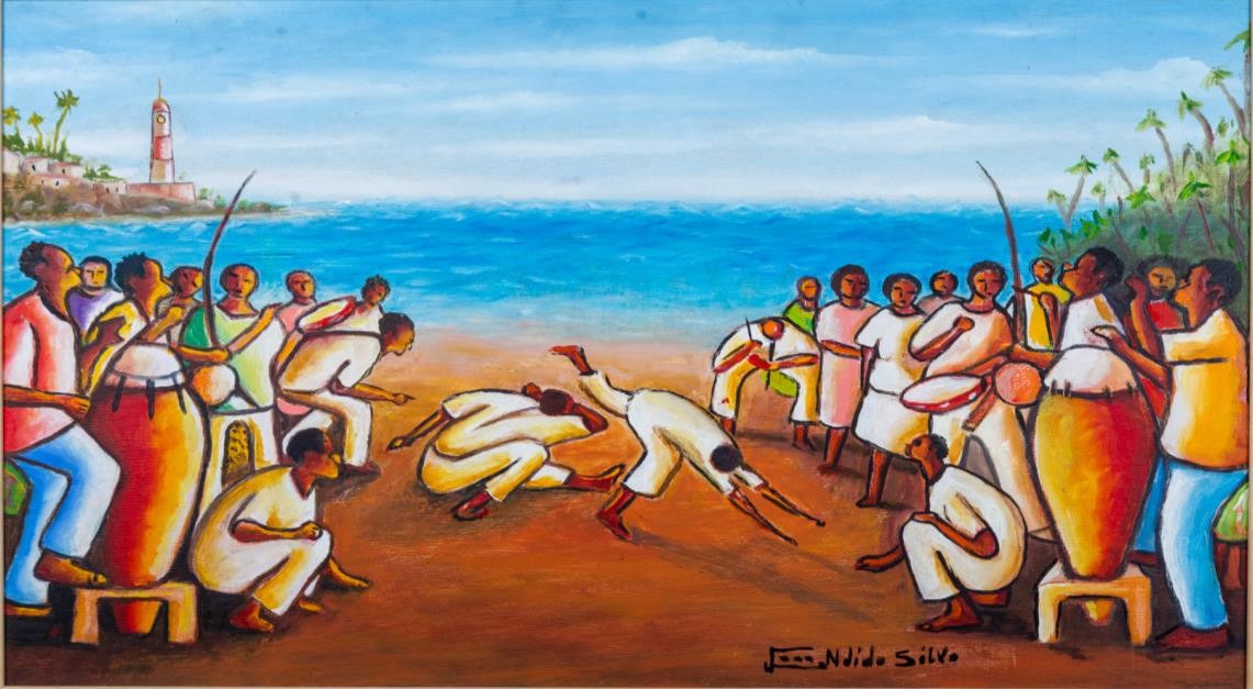 João Cândido da Silva - Capoeira no Farol da Barra - 2023. Foto: divulgação.