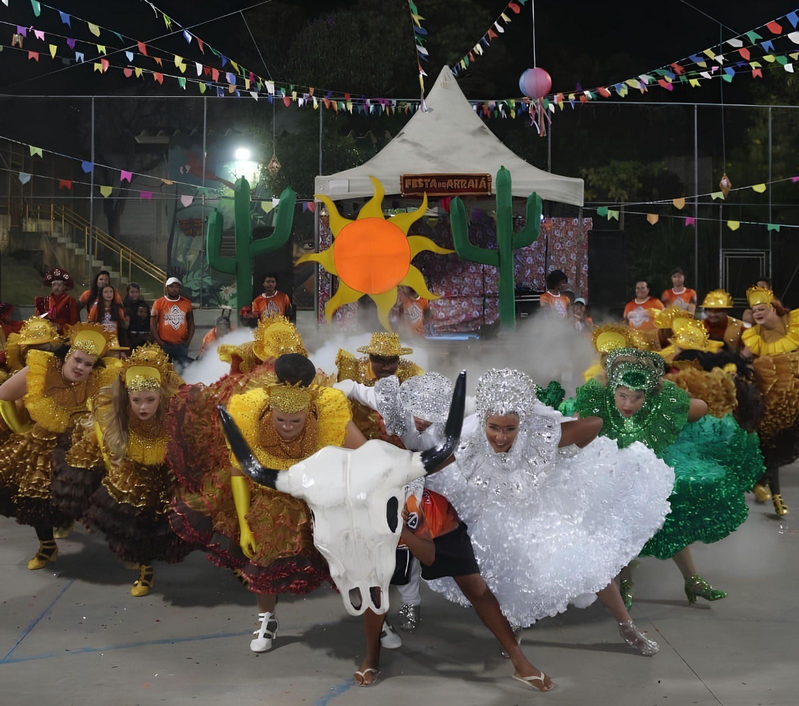 Quadrilha explosão paulista, na Casa de Cultura São Rafael. Foto: divulgação.