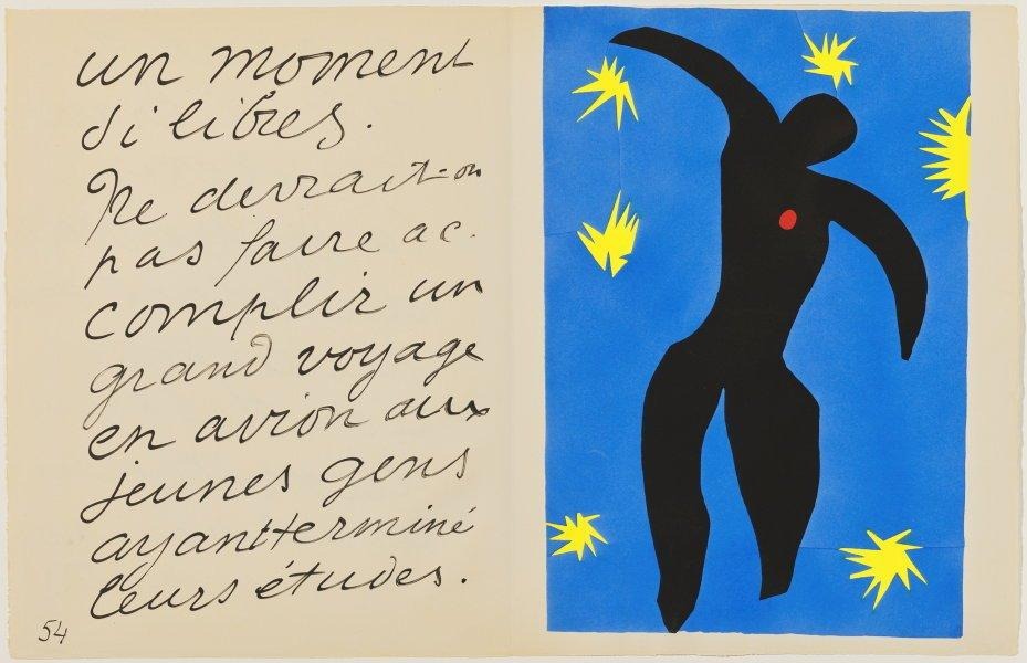 Henri Matisse. Jazz, 1947. Biblioteca Mário de Andrade, Núcleo de Obras Raras e Acervos Especiais.