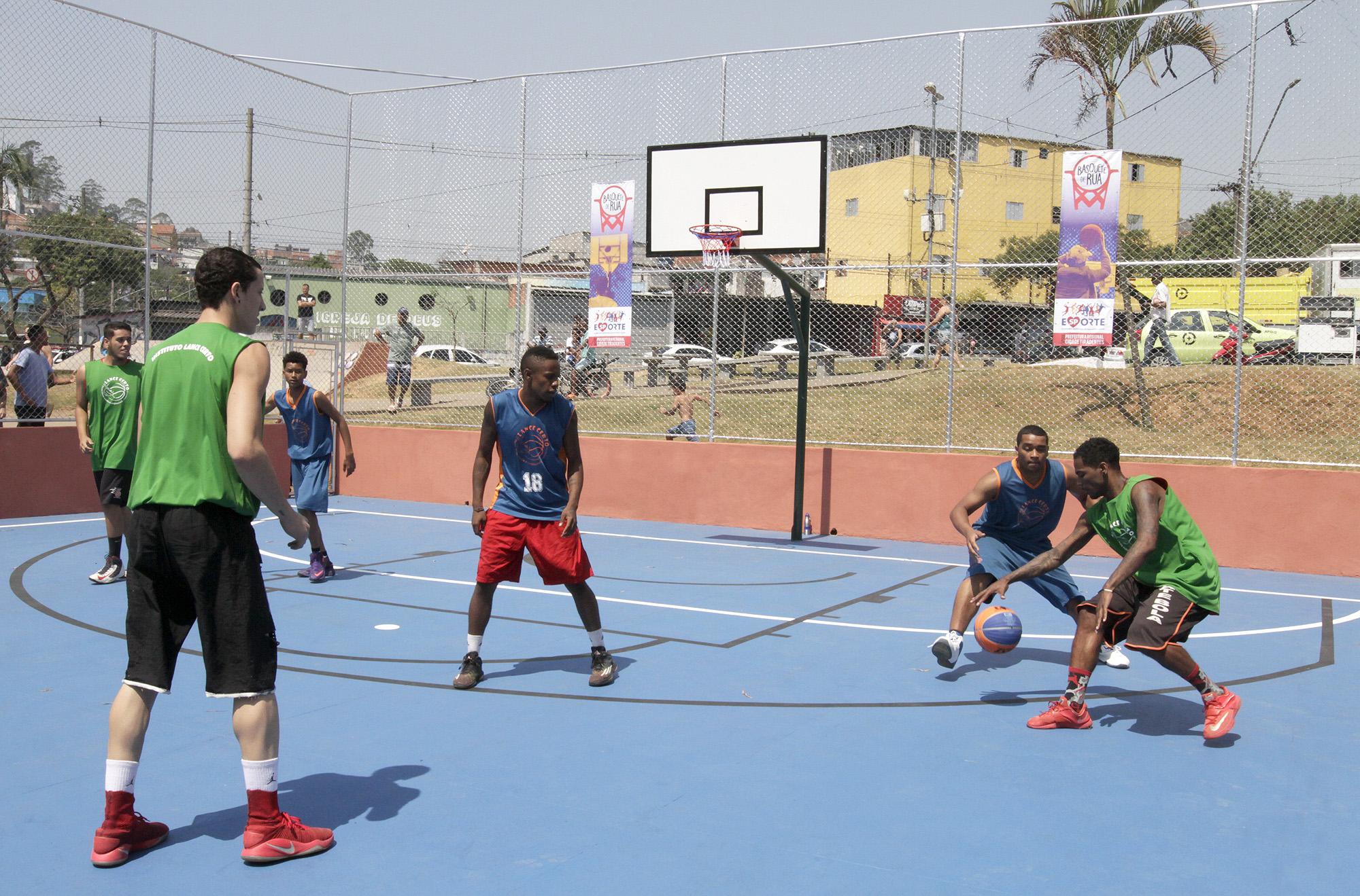 Programa Basquete de Rua em Cidade Tiradentes - Foto: Prefeitura de São Paulo