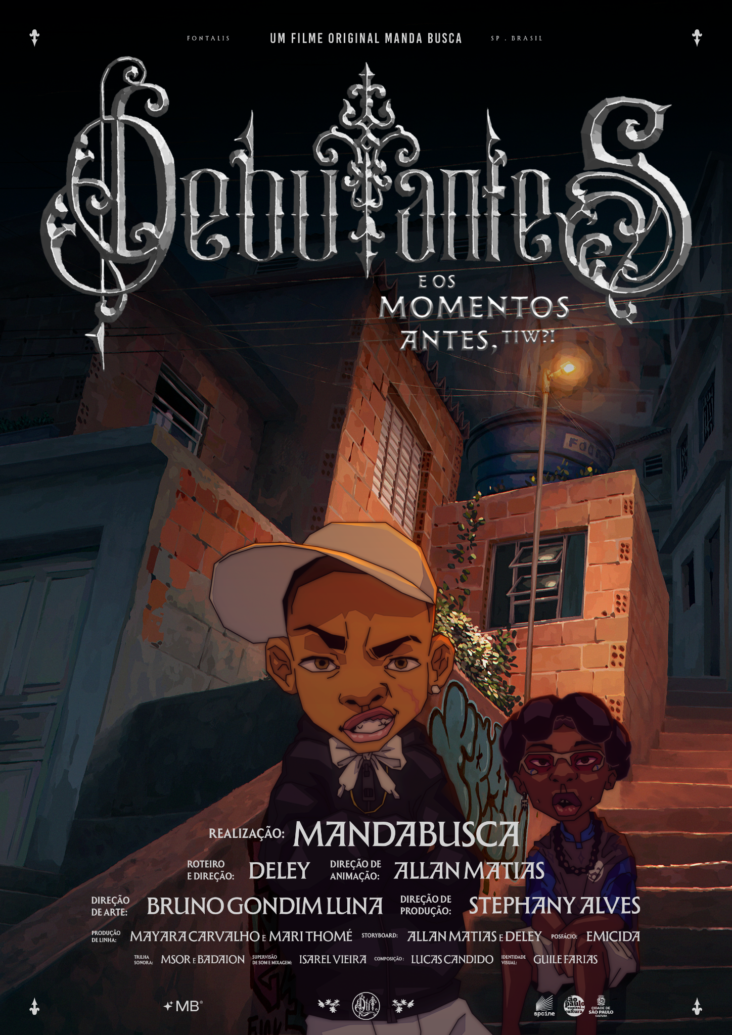 Pôster oficial do curta metragem: “Debutantes”