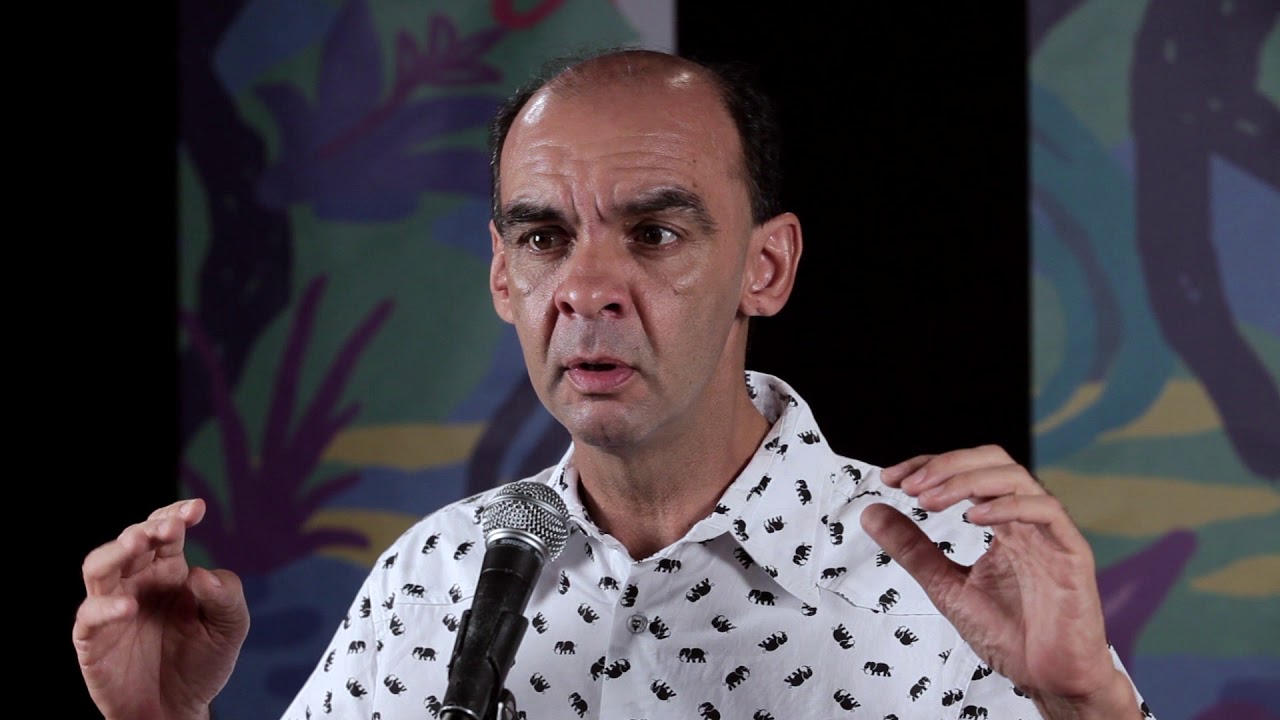 Foto de Giba Pedroza, que media o projeto
