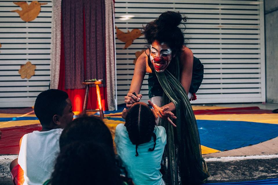 Palhaça Julieta Hernández, que criou a personagem Miss Jujuba, homenageada na Lona Miss Jujuba. Foto: arquivo pessoal