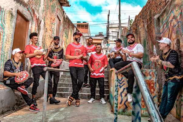 Pagode da 27, que se apresenta neste sábado (12), na Praça Antônio Prado. Foto: Divulgação