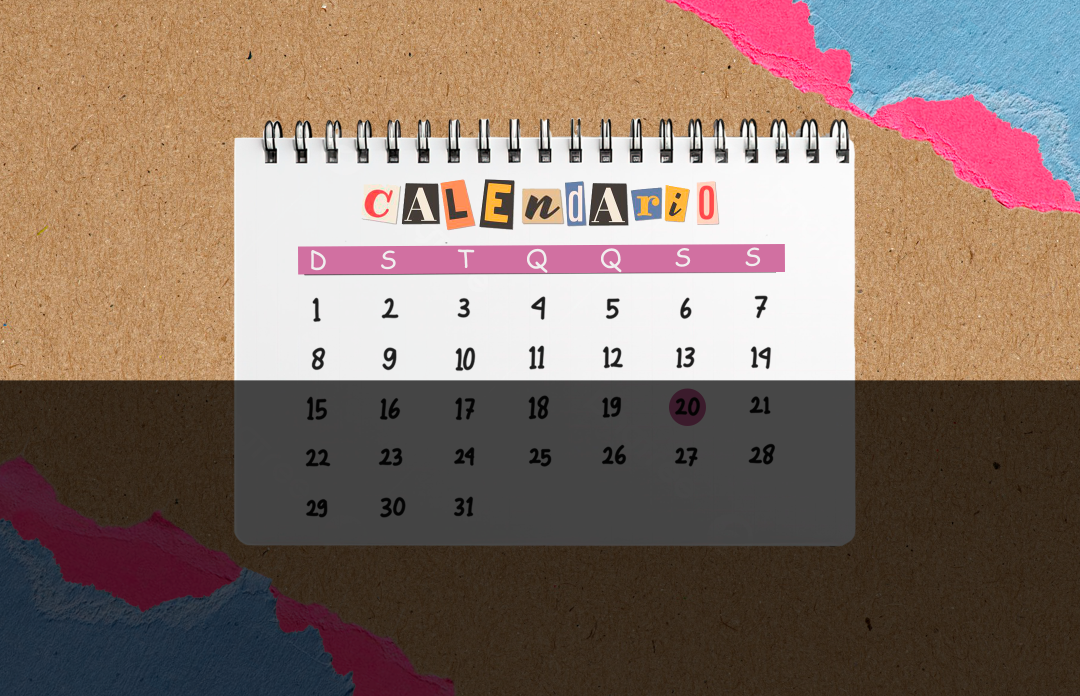 Calendário de Cursos e Eventos