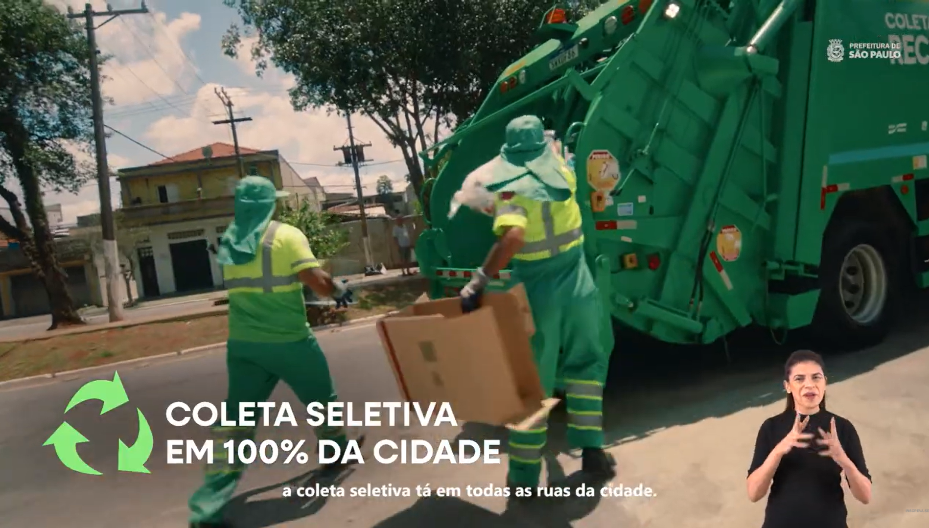 Campanha coleta seletiva em 100% da cidade