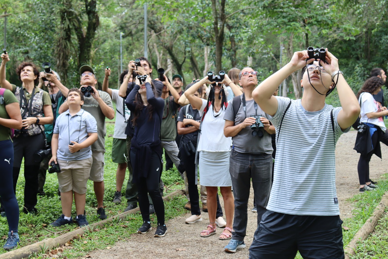 Vem Passarinhar Sampa, no Parque Ibirapuera. Foto: Marina Fagundes (SAVE Brasil)