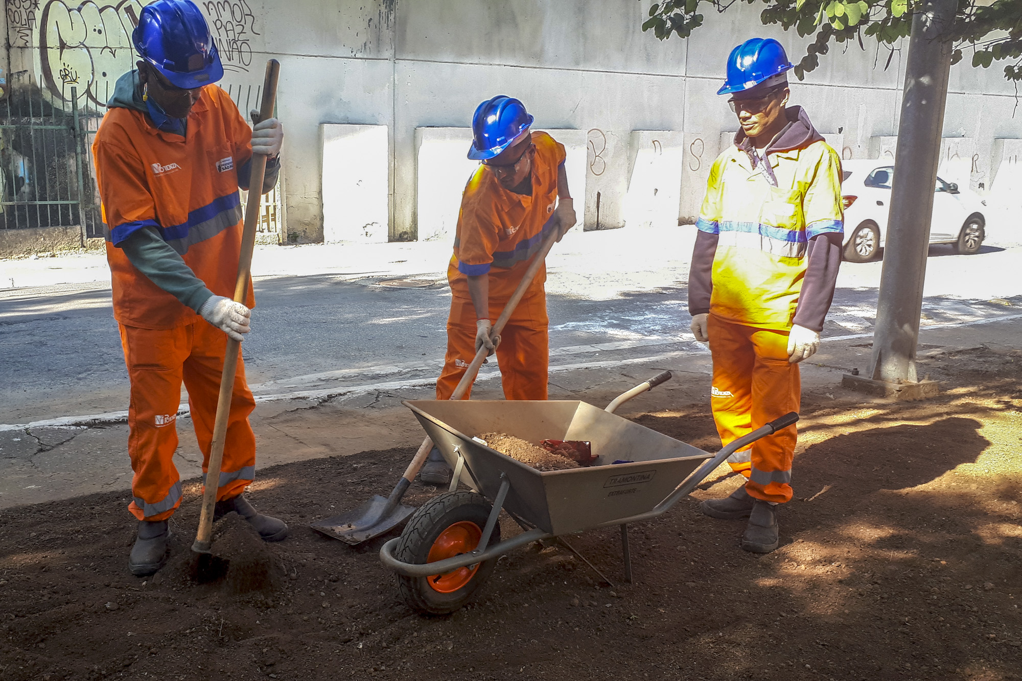 1096551-Zeladoria nos Bairros / Conservação de áreas verdes - Av. dos Bandeirantes com R. Dr. Eurico Range