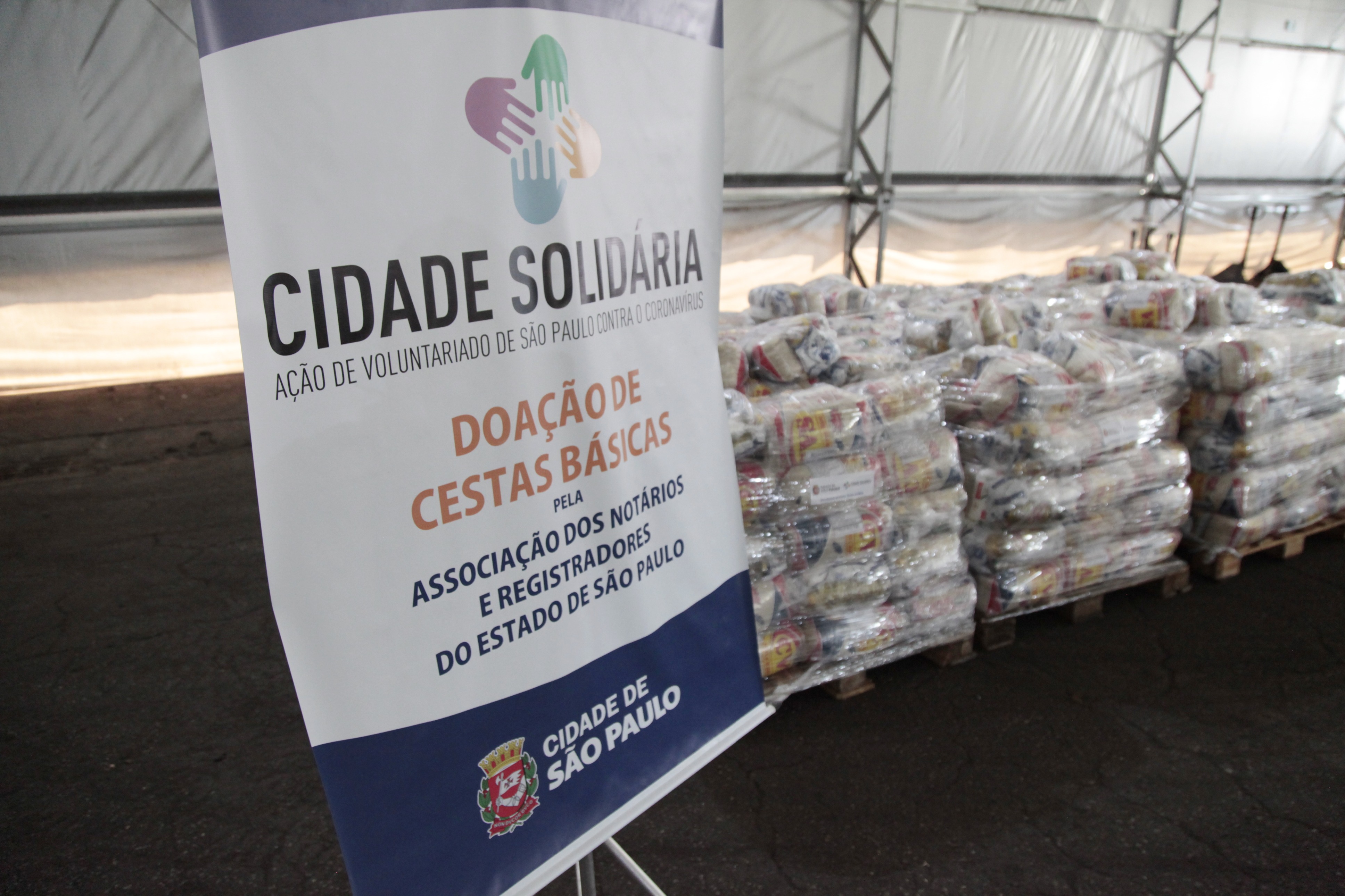 1352765-Cestas Básicas Doadas pela ANOREG-SP para o Programa Cidade Solidária