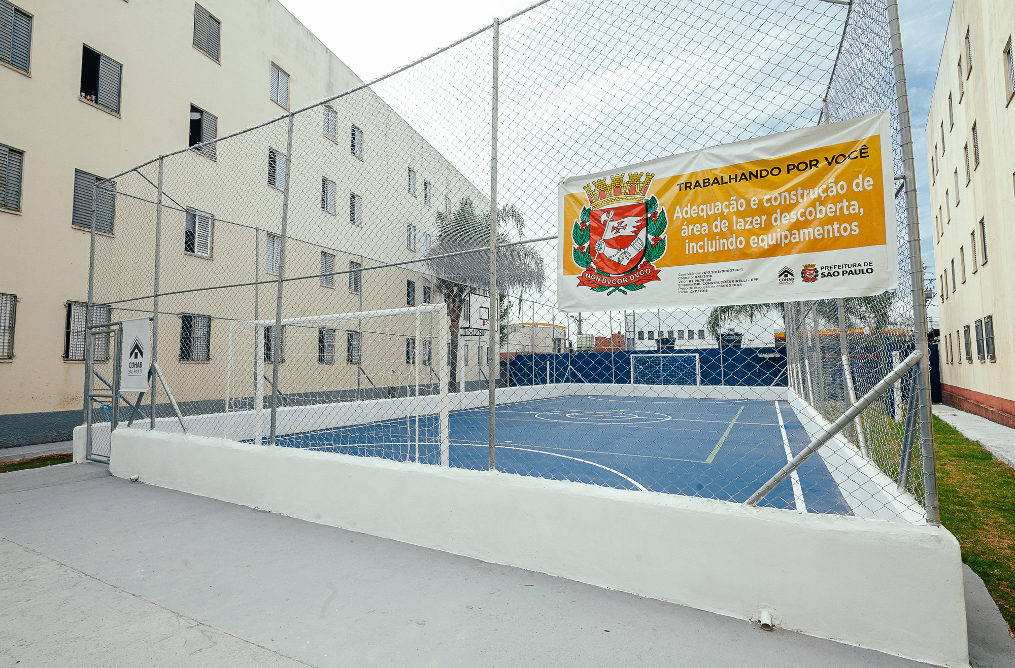 1420770-Entrega da Quadra Poliesportiva do Conjunto Habitacional Minas Gás