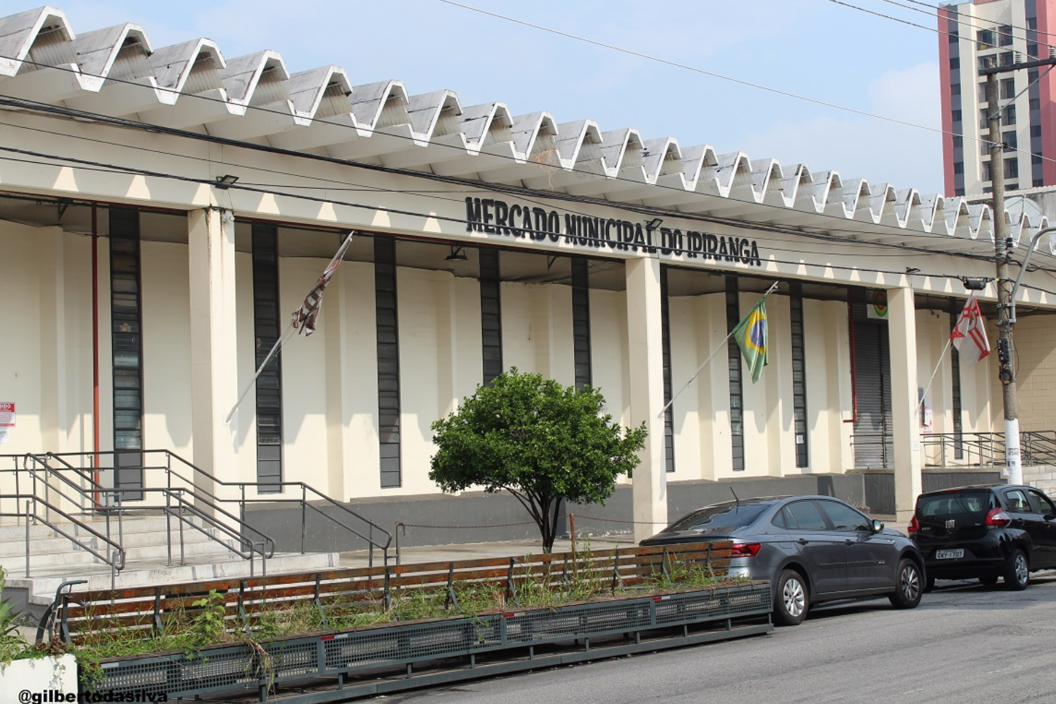 Imagem da fachada do Mercado Municipal do Ipiranga