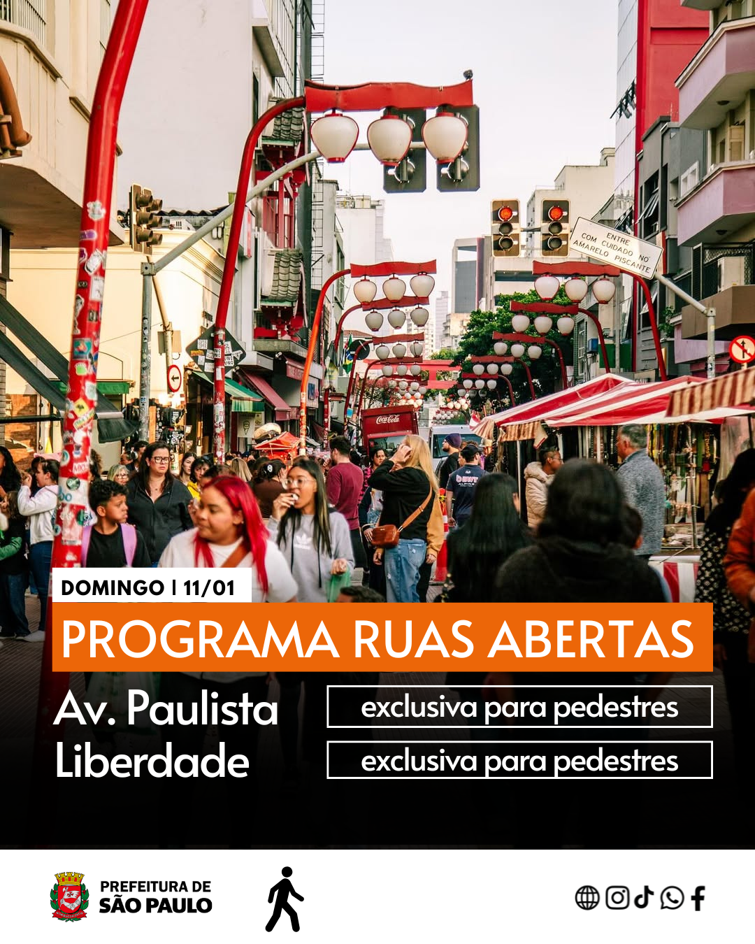 Programa Ruas Abertas acontece neste domingo (11) - Subprefeitura - Sé ...