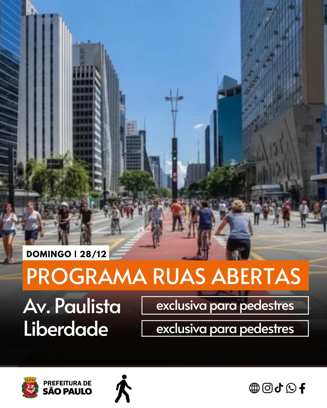 Programa Ruas Abertas acontece neste domingo (28) - Subprefeitura - Sé ...