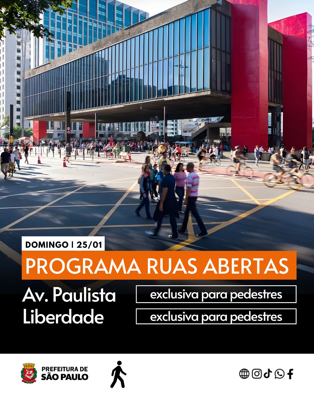 Programa Ruas Abertas acontece neste domingo (25) - Subprefeitura - Sé ...