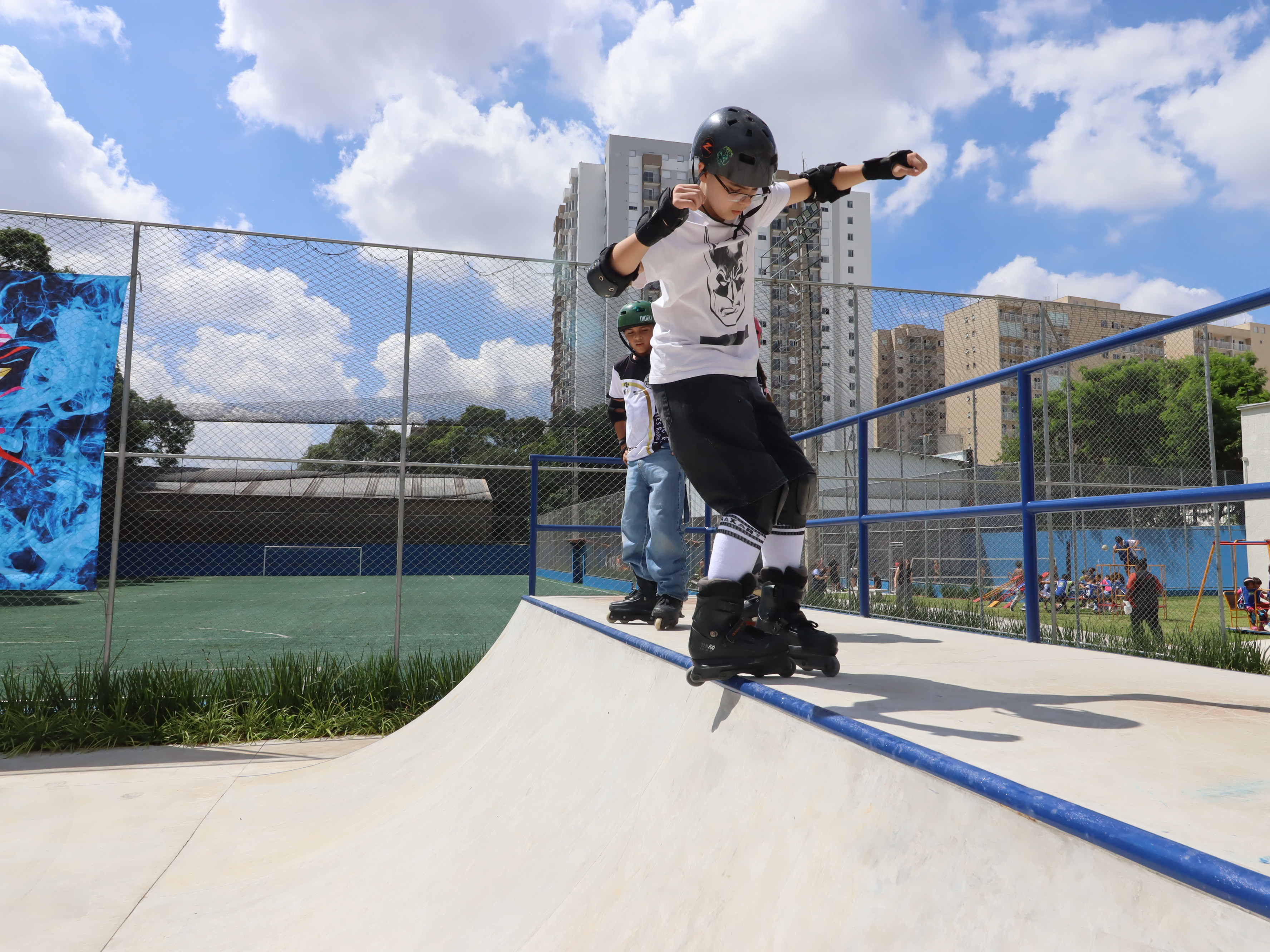 Na imagem, pista de skate do Centro Esportivo Barra Funda.