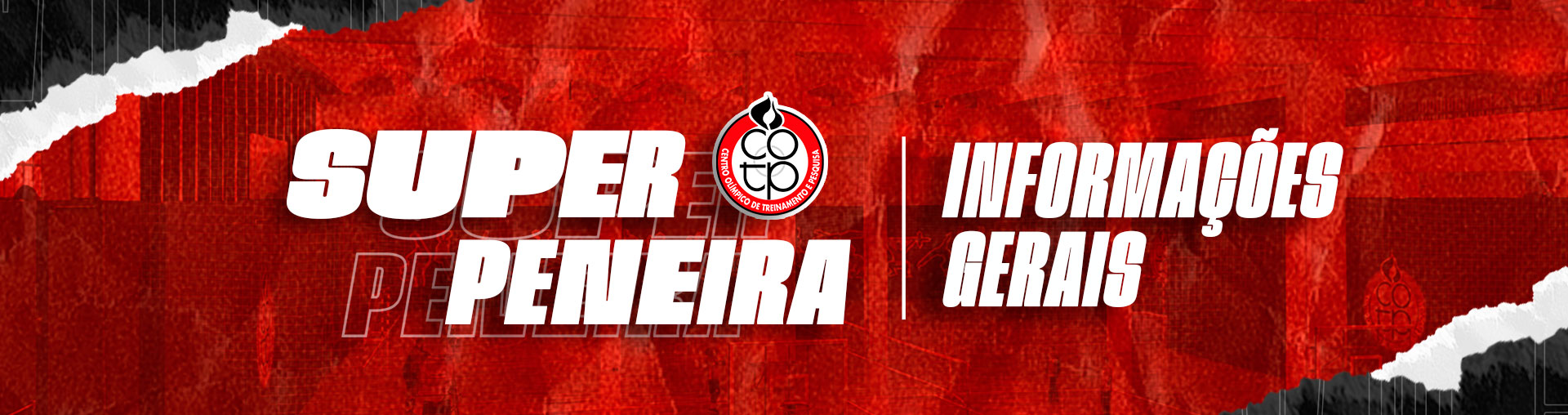 Na imagem, arte sobre a Super Peneira.
